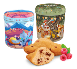 Coffret Madeleines Framboise Pépites